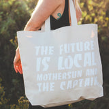 beach bag, reusable bag, the future is local